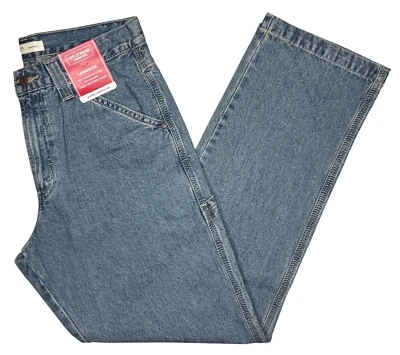 Signature By Levi Strauss & Co. #11751 NEW Men's 100% Cotton Carpenter Jeans - Image 1 of 4