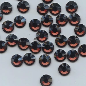 2028 SS34 PAY hf *** 8 STRASS SWAROVSKI HOTFIX 7,2mm PADPARADSCHA SATIN F - Picture 1 of 2