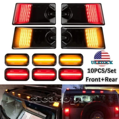 10 PIEZAS Lámparas LED completas de techo para cabina para Hummer H2 H2 SUT 2003-09 EE. UU. Foto 1 de 4