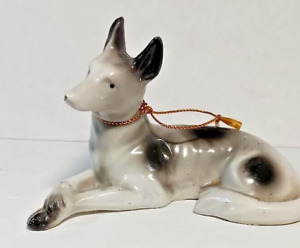 Vintage Greyhound Reclining Dog Crossed Paws Figurine Made in Japan