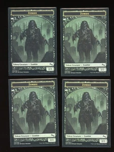 Zombie Token - x4 - Foil - Unstable - MTG - Picture 1 of 2