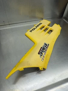 01 02 Polaris Sportsman 500 4x4 Right Side Lower Fairing Panel Cover Trim Yellow - Bild 1 von 4
