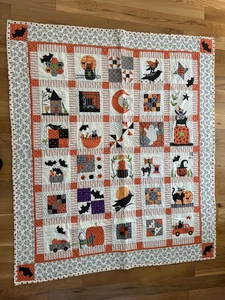 Spooky Halloween Quilt, Featuring Bunny Hill Designs - Picture 1 of 6