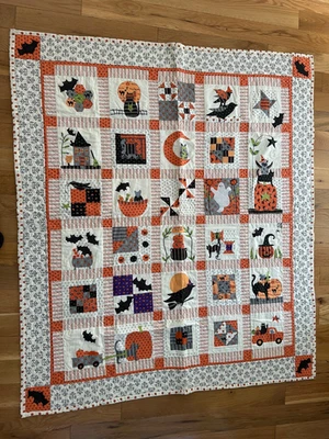 Spooky Halloween Quilt, Featuring Bunny Hill Designs - Image 1 of 4
