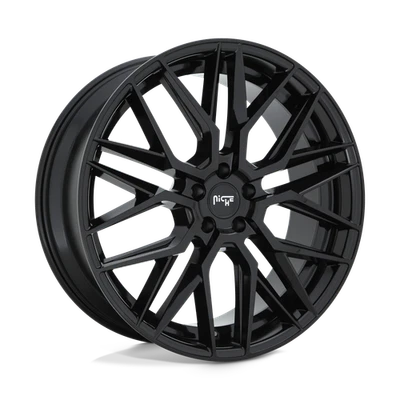 Juego de 4 ruedas 22x10,5 Nicho M224 GAMMA NEGRO BRILLANTE 5x112 (40 mm) Foto 1 de 4