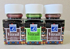 Pintura vitrocerámica Lefranc Bourgeois Vitrail botella 3 x 50 ml colores astd - Imagen 1 de 1