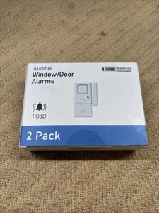 2er Pack akustische Fenster/Tür Alarme 110 dB - NEU NIE BENUTZT VERSIEGELTE VERPACKUNG - Bild 1 von 6
