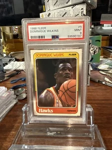 1988 Fleer #5 Dominique Wilkins PSA 9 - Picture 1 of 2