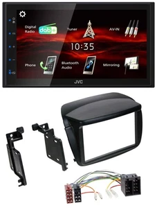 JVC USB Bluetooth MP3 DAB 2DIN Autoradio für Fiat Doblo ab 10 Opel Combo ab 12 - Bild 1 von 8