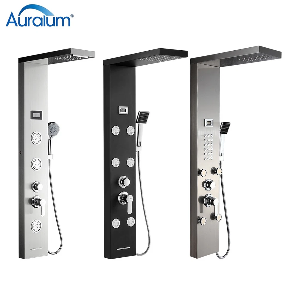 Duschpaneel Duschsäule Badarmatur Regendusche Duscharmatur Edelstahl Duschset - Bild 1 von 1