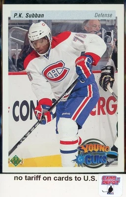 2010-11 Upper Deck Young Guns 20th Anniversary Parallel #231 P.K. Subban - Image 1 of 2