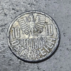 AUSTRIA 🇦🇹 TEN (10) GROSCHEN COIN 1971 - Picture 1 of 2