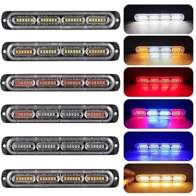 Auto 24 LED Frontblitzer Warnleuchten Blitzlicht Strobe Leuchte 12-24V LKW - Bild 1 von 4