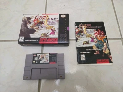 Chrono Trigger SNES - Caja de reproducción + Manual Foto 1 de 4