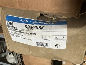 Nuovo Eaton DH363URK Interruttore di sicurezza 100 Amp non fusibile 3P 600 Vac Nema 3R - Foto 1 di 1