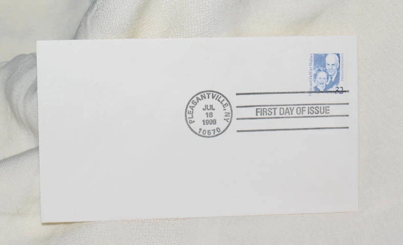 1998 First Day Issue Lilia & Dewitt Wallace FDC - Image 1 of 1