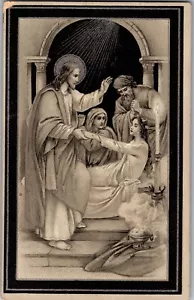 Dayton, Ohio 1908 cartolina funebre religiosa biglietto preghiera nome cattolico: Grusenmeyer - Foto 1 di 2
