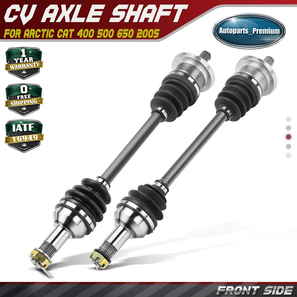 Conjunto de eje CV delantero izquierdo y derecho nuevo 2 piezas para Arctic Cat 400 500 650 4x4 2005 Foto 1 de 4