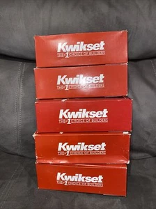 kwikset laurel pasage  720 3 RCAL RCS KI BBPKG Gold Finish (pack Of 5) - Picture 1 of 4