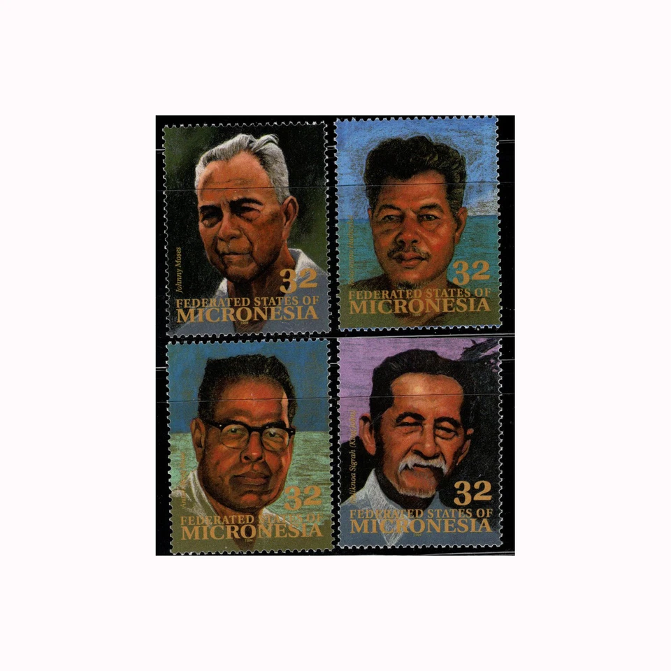 GTSTAMPS, Micronesia, Sc #204-07, MNH, 1994, LOCAL LEADERS Foto 1 de 1