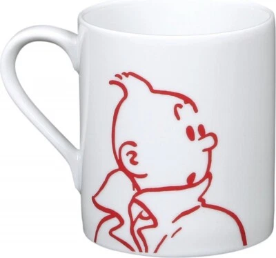 Tasse Tintin Tintin avec la silhouette de Tim NEUVE/EMBALLAGE D'ORIGINE Beau cadeau - Photo 1/3