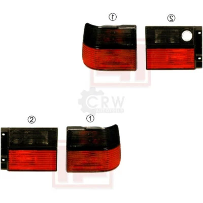 Set Di Fanali Posteriori Per VW Vento Anno 01/92-98 Parte Esterna - Immagine 1 di 3