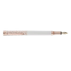 Pluma estilográfica Waldmann plata esterlina XETRA VIENNA dama, grabado vienés, pluma dorada - Imagen 1 de 3
