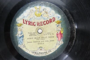 James Sullivan & Ada Jones - LYRIC 5115 - Don't Slam That Door & Circus Day - Imagen 1 de 2