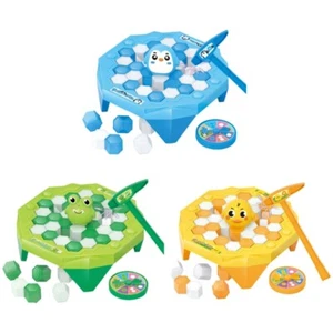 Rescues Penguins Knocking Ice Game Funny Desktop Game Stress Relief Toy Enduring - Picture 1 of 11