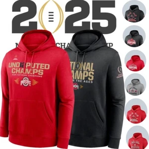 Ohio State Bk 2024-25 Edition Football Playoff Champions Locker Room 3D Hoodie - Picture 1 of 17