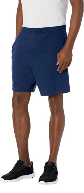 Hanes Men's Jersey Short With - Black 2XL