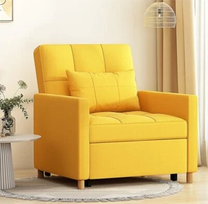 YODOLLA Sofa Bed Chair 3-in-1 Modern Convertible Armchair Sleeper Recliner Chair - Picture 1 of 44
