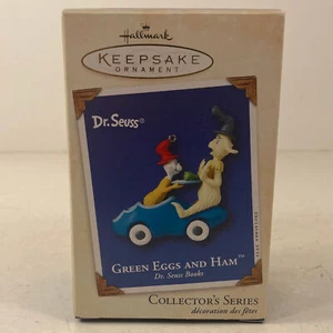 Hallmark Andenken Ornament grüne Eier und Schinken Dr. Seuss 2002 - Bild 1 von 12