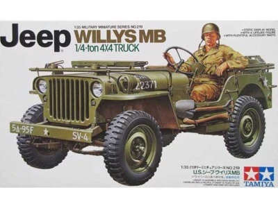 Us Jeep Willys Mb Ton 1:4 Plastic Model Kit TAMIYA - Immagine 1 di 2