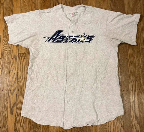 VTG Houston Astros Jeff Bagwell Cotton Jersey XL Majestic 1990s MLB Cover