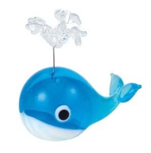 NEW Kawada NF-926 Nano Friends- SQUIRTING WHALE-Collector,Stackable,Solid Glass. - Picture 1 of 3
