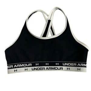 Under Armour Girls Crossback Solid Bra Youth Medium - Picture 1 of 6