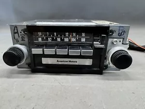 AMC Stereo 8 Track AM/FM Radio Gremlin Hornet Matador Javelin Eagle 1977 1976 - Foto 1 di 9