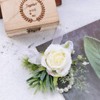  Decorative Boutonniere Waist Corsages Outdoor Wedding White Wrist Flower