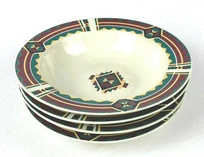 Juego de 4 cuencos de gres TIENSHAN - Horno a mesa de diseño nativo americano  Foto 1 de 4