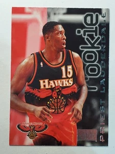 1996-97 SkyBox Premium #219 Priest Lauderdale ROO RC!!! ~ Atlanta Hawks ROOKIE!! - Picture 1 of 2