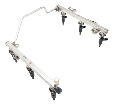 Riel inyector de combustible Mercedes W204 E350 R350 con inyectores de combustible 2720700995 Foto 1 de 4