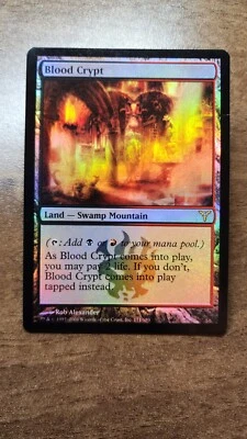 MTG Blood Crypt Dissension 171/180 Foil Rare Dual Land Swamp Mountain - Image 1 of 4