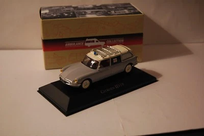VOITURE CITROËN ID19 BREAK CROIX ROUGE 1962 AMBULANCE COLLECTION 4 1/43IXO ATLAS - Photo 1/4