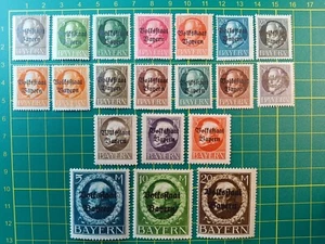 Germany Stamp 1919, Sc A10,A11,A12, #136-155, set of 20, MNH - Picture 1 of 10