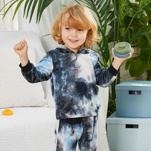 Toddler Baby Kid Boys Winter Blue Print T-Shirt Top+Pants Clothes Outfit 6M-5T - Picture 1 of 12