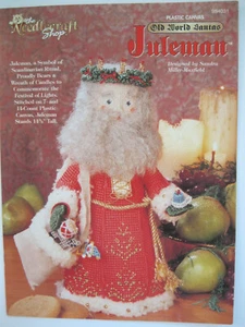Needlecraft Shop 954031 JULEMAN old world SANTA 10pg plastic canvas leaflet - Picture 1 of 2