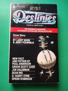 Destinies, vol. 1, no. 3, edited by James Baen - US paperback, Ace Books, 1979