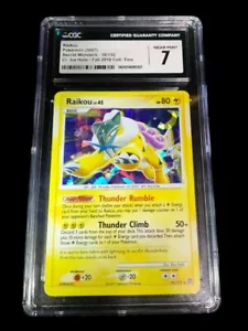 Raikou Pokemon 2007 Secret Wonders 16/132 Cracked Ice Holo Fall 2010 Coll. Tins - Picture 1 of 2