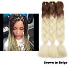 1/3/5 Packs Jumbo Hair Extension Ombre Rainbow Braiding Hair Afro Twist Braids